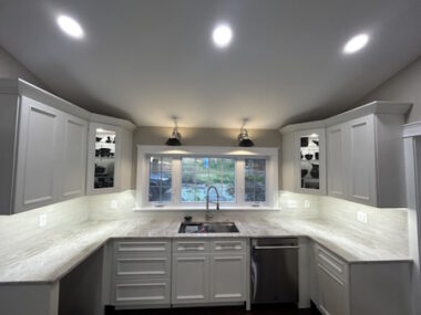 Kitchen lights and wiring